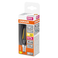OSRAM Dimmbare LED-Lampe LED SUPERSTAR+ CL BA FIL 40 dim 3,4W/927 E14 CRI90 BOX , Warmweiß-Leuchtmittel-LEDVANCE Shop