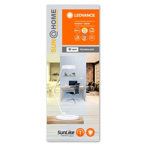 LEDVANCE Wifi SUN@HOME PANAN DESK LED Büroleuchte Tischleuchte 14W / 2200-5000K-Tischlampen-LEDVANCE Shop