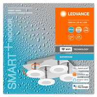 LEDVANCE Wifi SMART+ ORBIS WAVE LED Bad Deckenleuchte 30x30cm Tunable Weiß 26W / 3000-6500K-Deckenleuchten-LEDVANCE Shop