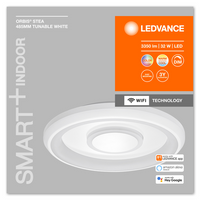 LEDVANCE Wifi SMART+ ORBIS STEA LED RGBW mehrfarbig Deckenleuchte 48,5cm Tunable Weiß 32W / 2700-6500K-Deckenleuchten-LEDVANCE Shop