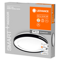 LEDVANCE Wifi SMART+ ORBIS LISA LED Deckenleuchte 50cm Tunable Weiß 30W / 2700-6500K schwarz-Deckenleuchten-LEDVANCE Shop