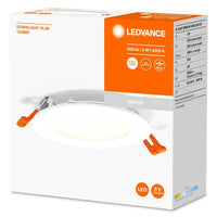 LEDVANCE RECESS SLIM DOWNLIGHT LED Deckenleuchte, Ø 120mm, 220…240V 8W / 4000K Kaltweiß-Einbaustrahler & Spots-LEDVANCE Shop