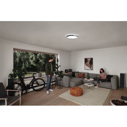 LEDVANCE Wifi SMART+ ORBIS LISA LED Deckenleuchte 50cm Tunable Weiß 30W / 2700-6500K schwarz-Deckenleuchten-LEDVANCE Shop