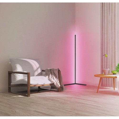 LEDVANCE WIFI LED Stehleuchte RGBW, weiß 2700-6500k, 10W, 600lm, 1400mm, App oder Sprachassistent wie Alexa, Google und co. SMART WIFI FLOOR Corner Für Innenanwendung
