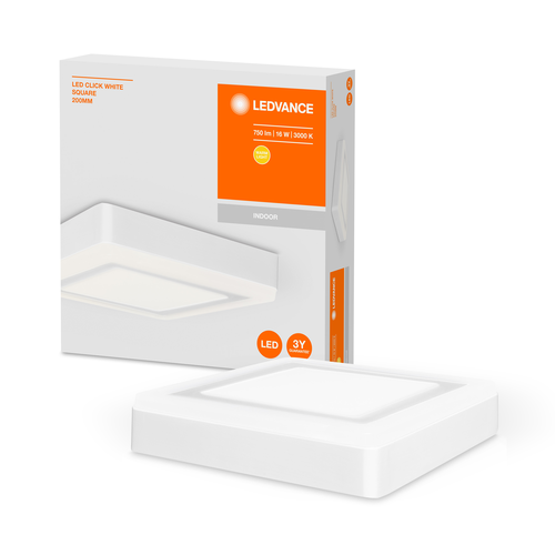 LEDVANCE LED CLICK White Deckenleuchte SQ 20cm 15 W-Deckenleuchten-LEDVANCE Shop
