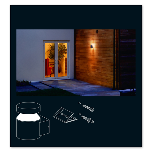 LEDVANCE ENDURA® Style Cylinder LED Wandleuchte 6W / 3000K Warmweiß-Außenwandleuchten-LEDVANCE Shop