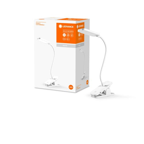 LEDVANCE PANAN Clip Mobile Lese- & Tischleuchte, 5,2W, 130lm-Tischlampen-LEDVANCE Shop