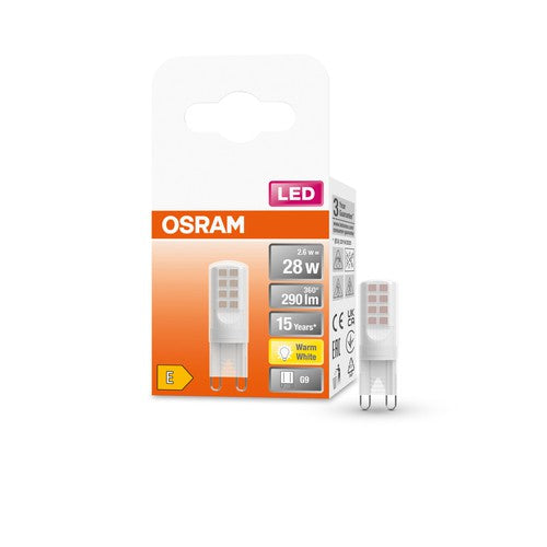 OSRAM LED Stiftsockellampe PIN G9 mit Retrofit-Stecksockel G9 2.6W , Warmweiß-Leuchtmittel-LEDVANCE Shop