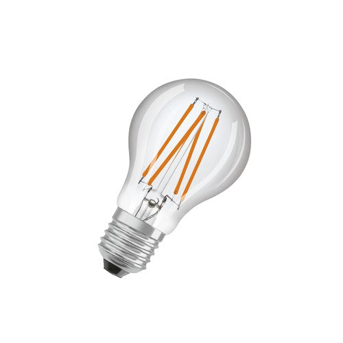 OSRAM Star+ LED-Lampe mit Tageslichtsensor für E27-Sockel, Filament-Optik ,Warmweiß (2700K), 470 Lumen, Ersatz für herkömmliche 40W-Leuchtmittel, nicht dimmbar, 1-er Pack, E27-Leuchtmittel-LEDVANCE Shop