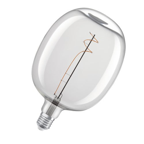 OSRAM Vintage 1906 LED-Lampe, Weißglas, 4,8W, 400lm, E27 , Warmweiß , E27-Leuchtmittel-LEDVANCE Shop