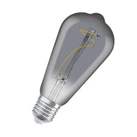 OSRAM Vintage 1906 LED-Lampe, Smoke-Tönung, 3,4W, 100lm, Edison , Warmweiß , E27-Leuchtmittel-LEDVANCE Shop