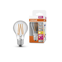 OSRAM Star+ LED-Lampe mit Tageslichtsensor für E27-Sockel, Filament-Optik ,Warmweiß (2700K), 470 Lumen, Ersatz für herkömmliche 40W-Leuchtmittel, nicht dimmbar, 1-er Pack, E27-Leuchtmittel-LEDVANCE Shop
