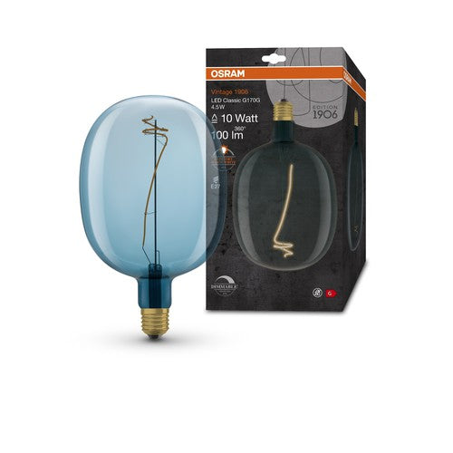 OSRAM Vintage 1906 LED-Lampe, Blaue Tönung, 4,5W, 100lm-Leuchtmittel-LEDVANCE Shop