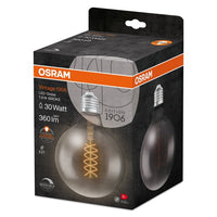 OSRAM Vintage 1906 LED-Lampe, Smoke-Tönung, 7,8W, 360lm , Warmweiß , E27-Leuchtmittel-LEDVANCE Shop