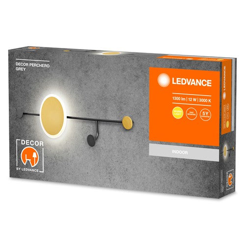 LEDVANCE DECOR Perchero Garderobenhaken 770mm, grau-Wandleuchten-LEDVANCE Shop