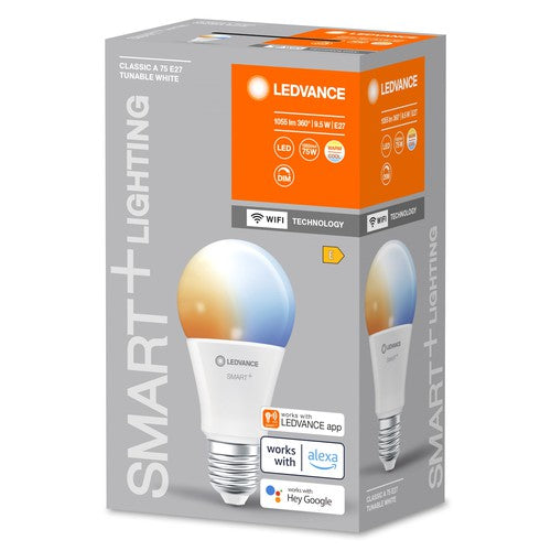LEDVANCE SMART+ WIFI LED-Lampe, Frost-Optik, 9,5W, 1055lm, dimmbar-Leuchtmittel-LEDVANCE Shop