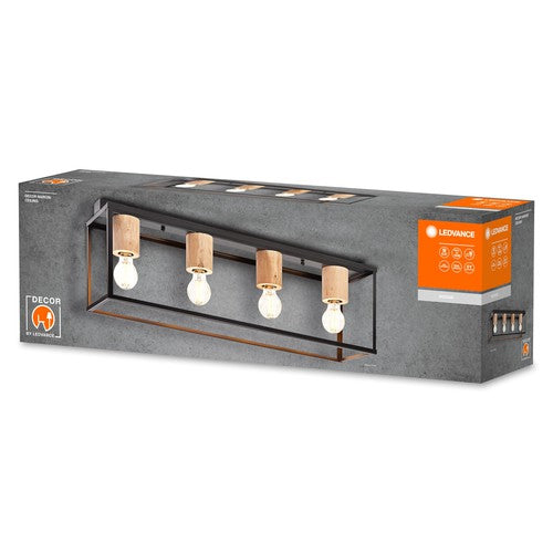 LEDVANCE DECOR Nairobi Deckenleuchte, schwarz, E27-Sockel-Deckenleuchten-LEDVANCE Shop