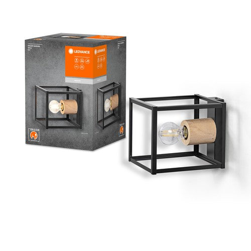 LEDVANCE DECOR Nairobi Wandleuchte, schwarz, E27-Sockel-Wandleuchten-LEDVANCE Shop