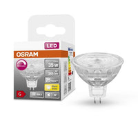 OSRAM Superstar Reflektorlampe für GU5.3-Sockel, klares Glas ,Warmweiß (2700K), 345 Lumen, Ersatz für herkömmliche 35W-Leuchtmittel, dimmbar, 1-er Pack-Leuchtmittel-LEDVANCE Shop