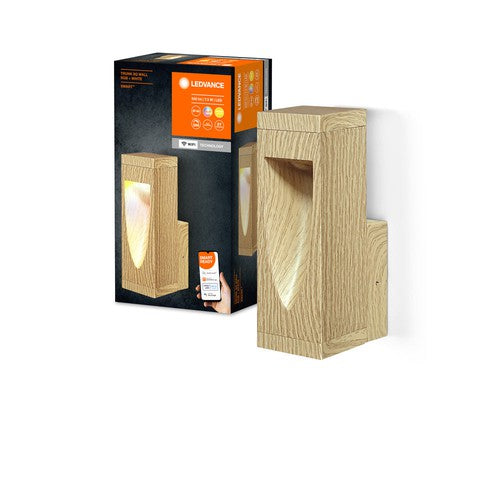 LEDVANCE SMART+ Outdoor WiFi-Wandleuchte 7,5W, 600lm, Holz-Außenwandleuchten-LEDVANCE Shop
