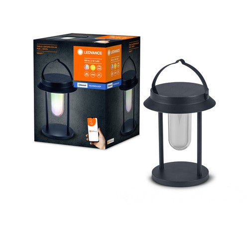 LEDVANCE SMART+ Outdoor Bluetooth Solar-Tischleuchte,schwarz,rund-Tischlampen-LEDVANCE Shop