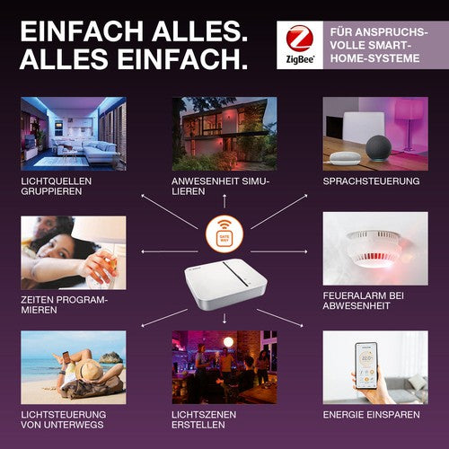 LEDVANCE Smart+ Outdoor Plug, ZigBee schaltbare Steckdose, für die Lichtsteuerung in Ihrem Smart Home, direkt kompatibel mit Echo Plus und Echo Show (2. Gen.)-Steckdosen-LEDVANCE Shop