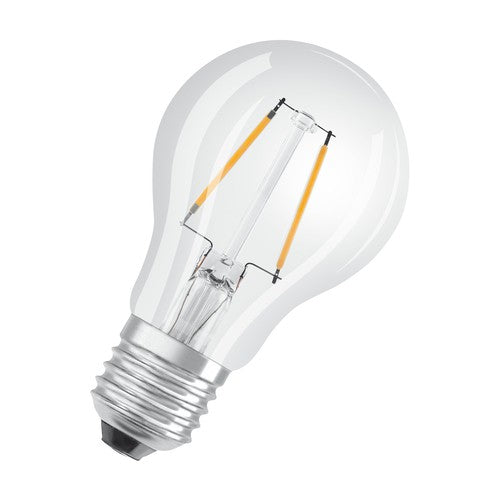 OSRAM LED Retrofit Classic A Lampe klar (ex 15W) 1,5W / 2700K Warmweiß E27-Leuchtmittel-LEDVANCE Shop