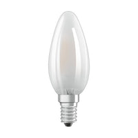 OSRAM Retrofit Classic B LED Lampe Kerzenform dimmbar matt (ex 60W) 6,5W / 2700K Warmweiß E14-Leuchtmittel-LEDVANCE Shop