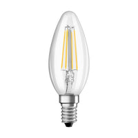 OSRAM Retrofit Classic B LED Lampe Kerzenform (ex 40W) 4W / 2700K Warmweiß E14-Leuchtmittel-LEDVANCE Shop