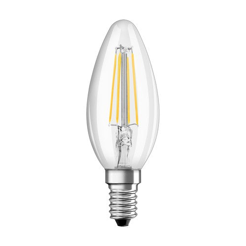 OSRAM Retrofit Classic B LED Lampe Kerzenform (ex 40W) 4W / 2700K Warmweiß E14-Leuchtmittel-LEDVANCE Shop