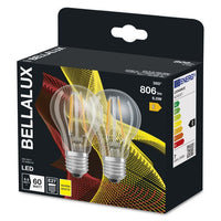 BELLALUX LED-Lampe, Sockel: E27, Warm White, 2700 K, 7 W, Ersatz für 60-W-Glühbirne, klar, ST CLAS A-Leuchtmittel-LEDVANCE Shop