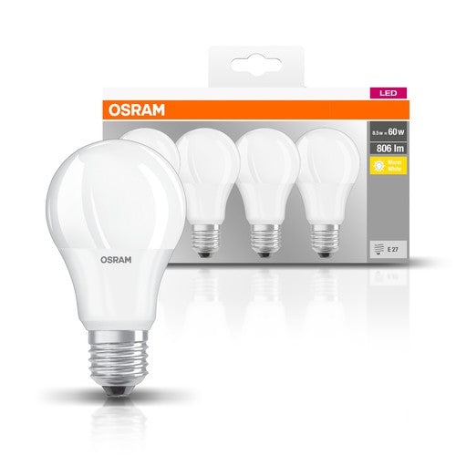 OSRAM LED BASE CL A FR 60 non-dim 9W/827 E27 , Warmweiß-Leuchtmittel-LEDVANCE Shop