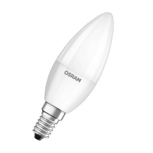 OSRAM LED Base LED Lampe Kerzenform matt (ex 40W) 5,5W / 4000K Kaltweiß E14 4er Pack-Leuchtmittel-LEDVANCE Shop