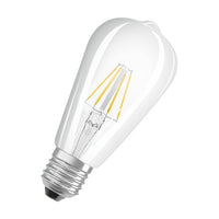 OSRAM Dimmbare FILAMENT LED-Lampe LED SUPERSTAR+ CL Edison FIL 60 dim 5,8W/940 E27 CRI90 BOX, E27-Leuchtmittel-LEDVANCE Shop
