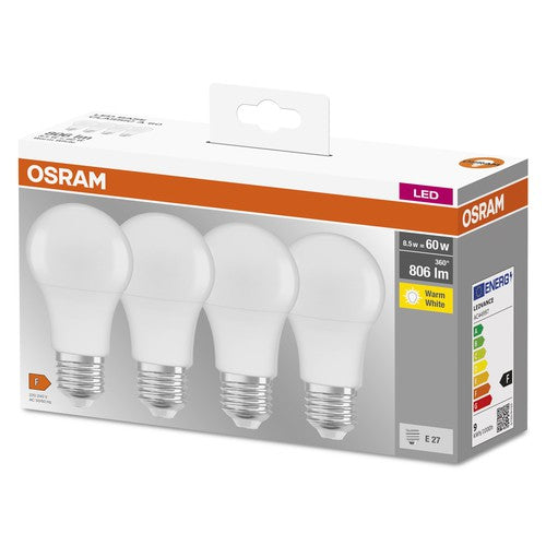 OSRAM LED BASE CL A FR 60 non-dim 9W/827 E27 , Warmweiß-Leuchtmittel-LEDVANCE Shop