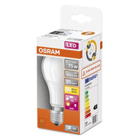 OSRAM LED DAYLIGHT Sensor Classic A LED Lampe matt (ex 75W) 10W / 2700K Warmweiß E27-Leuchtmittel-LEDVANCE Shop