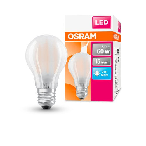 OSRAM Retrofit Classic A LED Lampe matt (ex 60W) 6,5W / 4000K Kaltweiß E27-Leuchtmittel-LEDVANCE Shop