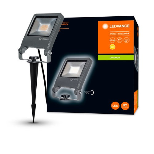 LEDVANCE LED Endura Garden Flood Spike Garten-Flutlicht, Leuchte für Außenanwendungen, Warmweiß,-Strahler & Flutlichter-LEDVANCE Shop
