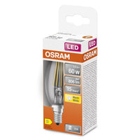 OSRAM Filament LED Lampe mit E14 Sockel, Kerzenform, Warmweiss (2700K), 6W, Ersatz für 60W-Glühbirne, LED Retrofit CLASSIC B-Leuchtmittel-LEDVANCE Shop