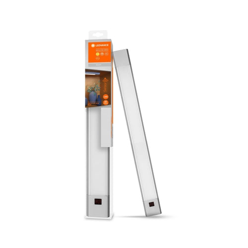 LEDVANCE Batteriebetriebene Leuchte LED: für Schrankunterseiten, Linear LED Slim / 8 W, 220…240 V, Ausstrahlungswinkel: 110°, Warm White, 3000 K, Gehäusematerial: Aluminium/Polycarbonat (PC), IP20-LEDVANCE-LEDVANCE Shop