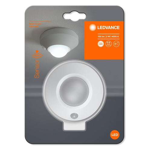 LEDVANCE Batteriebetriebene Leuchte LED: für Wand, NIGHTLUX® Ceiling / 1,70 W, 4.5 V, Ausstrahlungswinkel: 120°, Cool White, 4000 K, IP20-LEDVANCE-LEDVANCE Shop