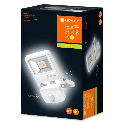 LEDVANCE ENDURA® FLOOD Sensor Warm White 10 W 3000 K WT-LEDVANCE-LEDVANCE Shop