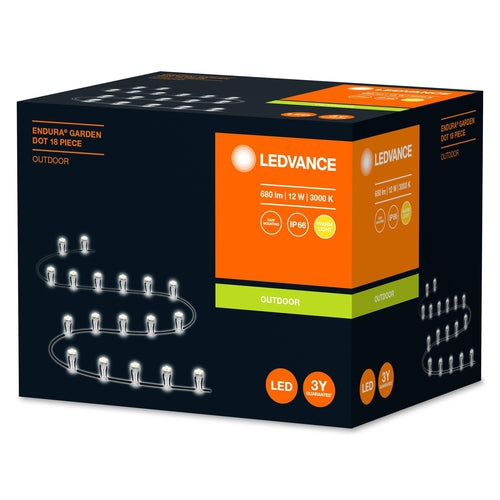 LEDVANCE Gartenleuchte LED: für Boden, ENDURA GARDEN DOT / 12 W, 220…240 V, Ausstrahlungswinkel: 33°, Warm White, 3000 K, Gehäusematerial: Polycarbonat (PC), IP65-LEDVANCE-LEDVANCE Shop