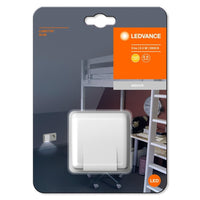 LEDVANCE Nachtlicht LED: für Steckdose, LUNETTA® Slim / 0,30 W, 220…240 V, Warm White, 3000 K, Gehäusematerial: Polycarbonat (PC)/Acrylnitril-Butadien-Styrol-Copolymer (ABS)-LEDVANCE-LEDVANCE Shop