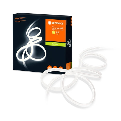 LEDVANCE Wand- und Deckenleuchte, Außenleuchte, NEON FLEX / 19 W, 220…240 V, Ausstrahlungswinkel: 110°, Warm White, 3000 K, Gehäusematerial: Silikon, IP44-LEDVANCE-LEDVANCE Shop