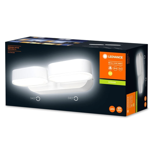 LEDVANCE Wand- und Deckenleuchte LED, Außenleuchte, ENDURA® STYLE MINI SPOT / 13 W, 220…240 V, Warm White, 3000 K, Gehäusematerial: Aluminium, IP44-LEDVANCE-LEDVANCE Shop